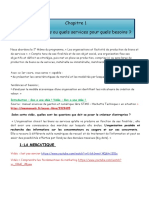 Chap 1 Quels Produits Ou Quels Services Pour Quels Besoins