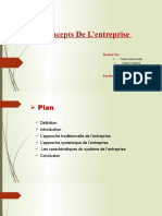 Le Concepts de L'entreprise