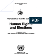 Human Rights and Elections Handbook