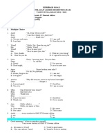 Lembar Soal: Penilaian Akhir Semester (Pas)