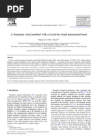 A Boundary Cloud Method With A Cloud-By-Cloud Polynomial Basis