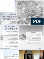 Lesson 3 Sebi Regulations & Underwriting: by - Prof Vidyadhara Assistant Professor Aiems Bidadi Bangalore