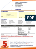 Tax Invoice: JANTA GAS SERVICE (0000100741)