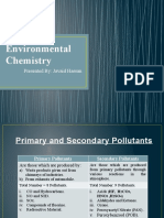 Environmental Chemistry: Presented By: Javaid Hassan