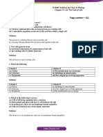 NCERT Solution For Class 11 Biology Chapter 8 Cell The Unit of Life