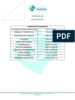 Orden Del Día Comités Institucionales