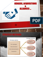 Mergers, Acquisitions & Alliances - Unit 09