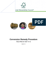 FSC-PRO-01-007 V1-0 D1-0 EN - Conversion Remedy Procedure