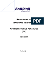 Softland ERP - Requerimientos de Hardware y Software - 7.00