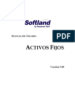 Softland ERP - Manual - Usuario - Activos - Fijos