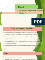 Unit 1 - Basics of Computer Graphics