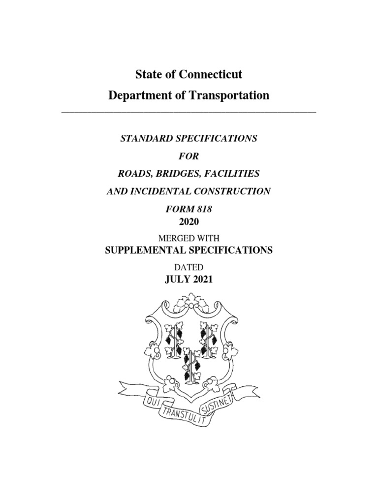 Form 818 July 2021 | PDF | Concrete | Specification (Technical Standard)