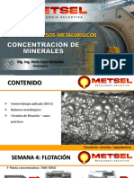 Clase 7 Metsel Concentración de Minerales