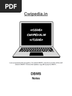 DBMS Cwipedia - in