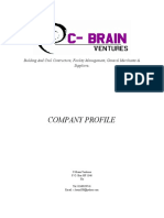 Company Profile: Building and Civil Contractors, Facility Management, General Merchants & Suppliers