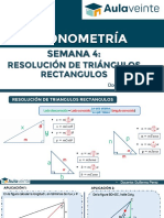 Resolución de triángulos rectángulos