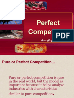 Perfect Competition Characteristics and Equilibrium