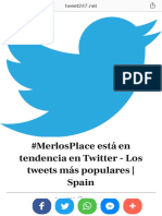 #MerlosPlace está en tendencia en Twitter - Los tweets más populares  Spain
