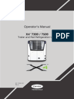 Carrier X4 Reefer Ops Manual