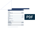 Income Statement Template Single Step