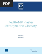 FedRAMP Master Acronym and Glossary