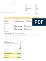 Tax Invoice: This Invoice Is Not A Valid Travel Document