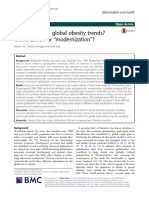 What Is Driving Global Obesity Trends? Globalization or "Modernization"?