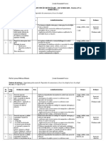 Proiectarea Pe Unități de Învățare Joc Și Mișcare - Clasa A IV-A - 2018-2019