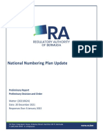 National Numbering Plan Preliminary Report (FINAL 20 Dec 2021)