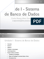 PGN0078.02 - Unidade I - Sistema de Banco de Dados
