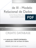 PGN0078.04 - Unidade III - Modelo Relacional de Dados