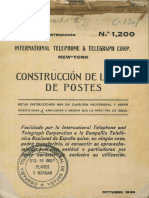 1928 Metodo de Construccion Itt 000 001 Construccion de Lineas de Postes Ocr