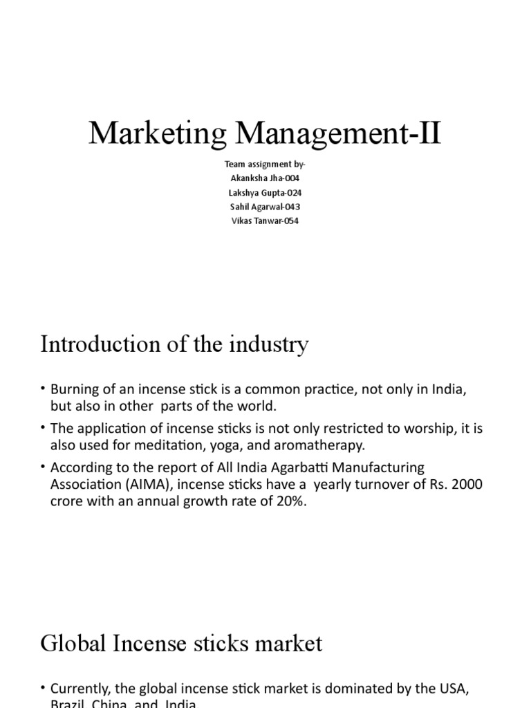 marketing management ii assignment
