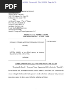 Trump V NY AG James - Lawsuit Filed Dec 20