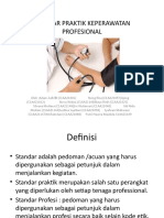 Standar Praktik Keperawatan Profesional 1