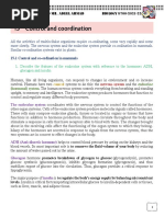 Control and Co-ordination 2021-2022 A Level Biology 9700 Notes by Mr. ADEEL AHMAD