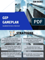 GEP Gameplan: Segmentation Strategy