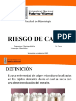 Factores de riesgo de caries en la facultad de Odontología