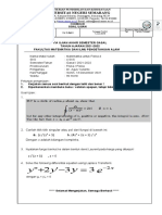 Soal Ujian Matematika Fisika