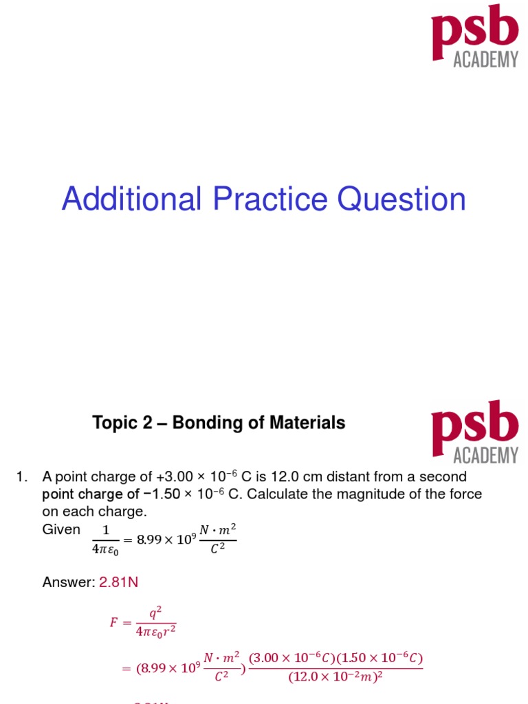 Electrostatics and Material Properties Calculations | PDF | Deformation ...