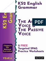 KS2 English Grammar - The Active - Passive Voices - 2 Free Worksheets (STP Books)