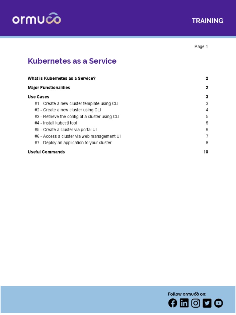 Kubernetes Management Guide | PDF | Command Line Interface | Open Stack