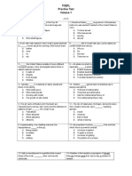 TOEFL Practice Test 1999 PDF Free