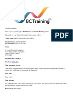 Course Name: CBCI Certification Course (GPG) Start Date/Time: 2019-07-22 09:00 End Date/Time: Venue
