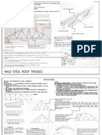 Mild Steel Roof Trusses: To Prevent Secondary Shear and S
