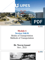 Module 6. Session 34. Transportation Modes