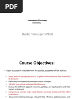 Busha Temesgen (PHD) : International Business