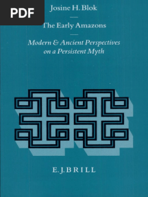 Josine H. Blok The Early Amazons Modern and Ancient Perspectives On A Persistent Myth
