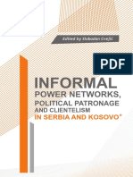 32-Neformalne Mreže Moći, Politička Patronaža I Klijentelizam U Srbiji I Na Kosovu