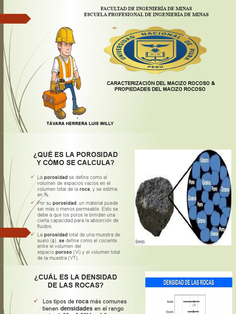 Caracterización Del Macizo Rocoso & Propiedades Del Macizo Rocoso | PDF ...